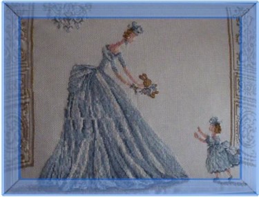 Artisanat intitulée "princesse.JPG" par Martine Borsa, Œuvre d'art originale