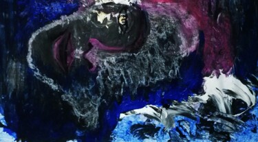 Peinture intitulée "un reflet dans l'eau" par Francisco Mendes, Œuvre d'art originale, Acrylique