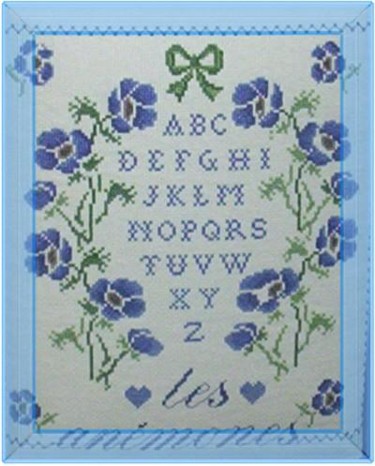 Artisanat intitulée "Anémones" par Martine Borsa, Œuvre d'art originale