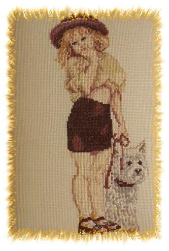 Artisanat intitulée "Petite fille" par Martine Borsa, Œuvre d'art originale