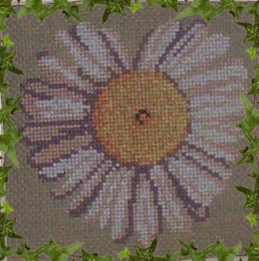 Artisanat intitulée "Marguerite" par Martine Borsa, Œuvre d'art originale