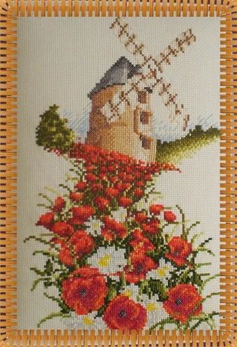 Artisanat intitulée "Moulin" par Martine Borsa, Œuvre d'art originale