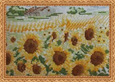 Artisanat intitulée "Tournesols" par Martine Borsa, Œuvre d'art originale