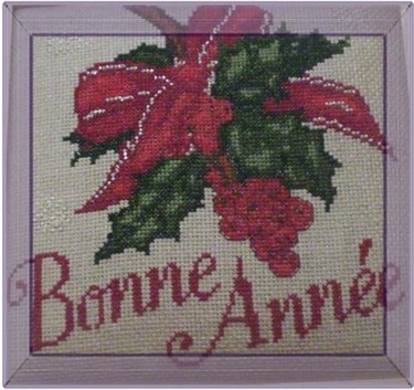 Artisanat intitulée "Bonne annee" par Martine Borsa, Œuvre d'art originale