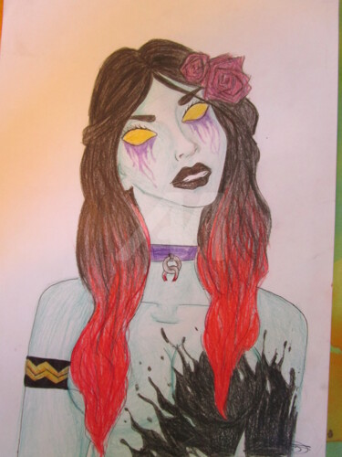 Pintura titulada "Abismo" por Albamildew, Obra de arte original, Otro