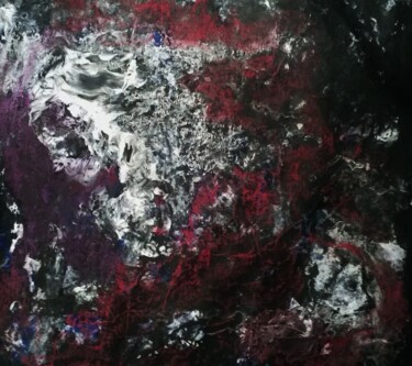 Peinture intitulée "poussière d'étoile" par Francisco Mendes, Œuvre d'art originale, Encre