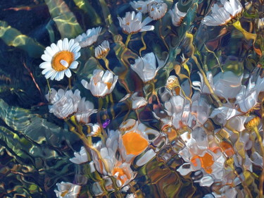 제목이 "mes marguerites"인 사진 Aquartistiq로, 원작, 디지털