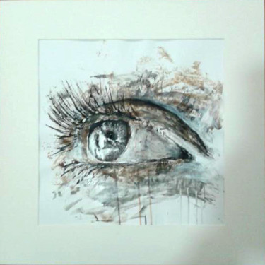 Peinture intitulée "Why" par Sandrine Chalot, Œuvre d'art originale, Acrylique