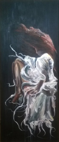 Peinture intitulée "L'équilibre" par Sandrine Chalot, Œuvre d'art originale, Acrylique