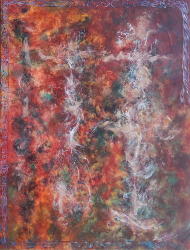 Peinture intitulée "sans titre" par Chamartin, Œuvre d'art originale, Acrylique