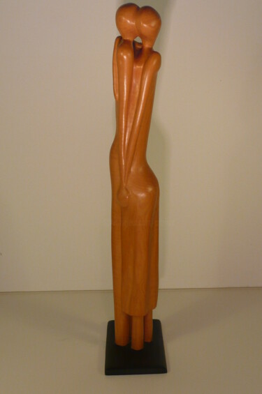 Sculpture intitulée "Couple buis" par Max Bernard, Œuvre d'art originale