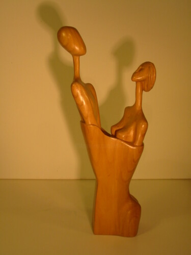 Sculpture intitulée "Naissance d'un coup…" par Max Bernard, Œuvre d'art originale