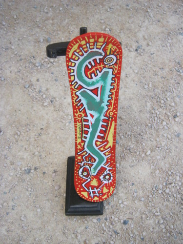 Artisanat intitulée "PLACHE SURF sur pre…" par Girerd Christophe, Œuvre d'art originale
