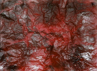 Peinture intitulée "BRAISES et CENDRES" par Jeannette Allary, Œuvre d'art originale, Encre