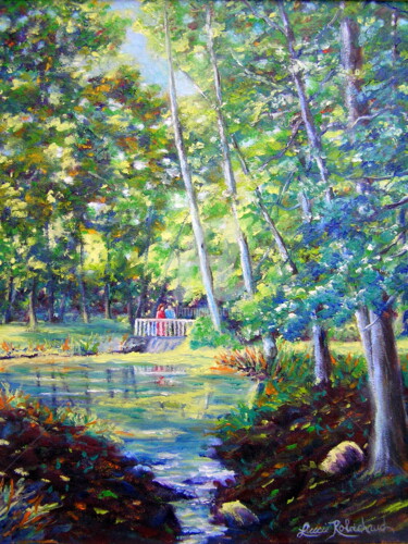 les-amoureux004.jpg Pintura titulada "les-amoureux004.jpg" por Lucie Robichaud, Obra de arte original