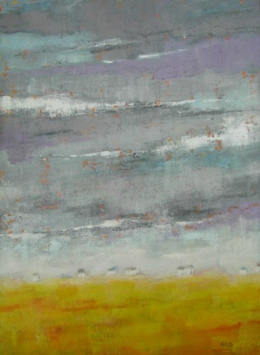 Peinture intitulée "Paysage" par Gérard Cottereau, Œuvre d'art originale, Acrylique