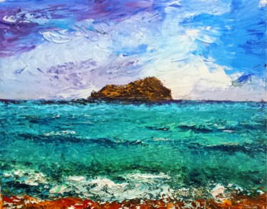 Pintura titulada "Cala Conta" por Camilo Flores, Obra de arte original, Oleo