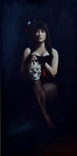 Painting titled "Votre cul est la mi…" by Fred Whitson, Original Artwork, Oil