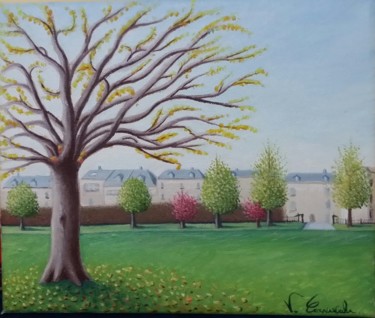 Parco di Londra Peinture intitulée "Parco di Londra" par Valter Carnevale, Œuvre d'art originale, Huile