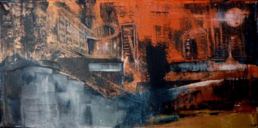 Peinture intitulée "C'était un soir tra…" par Clau Redier-Clément, Œuvre d'art originale, Acrylique
