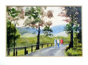 绘画 标题为“A Walk in the Dande…” 由Roy Boston, 原创艺术品, 油