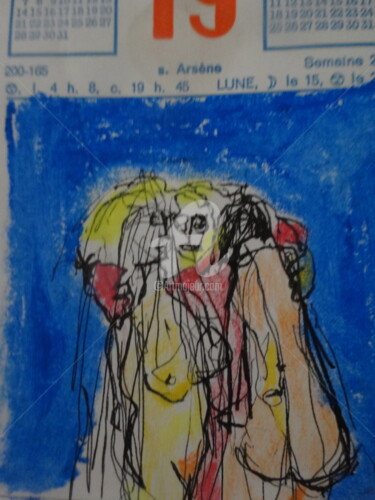 Dessin intitulée "Sans titre 19" par Jacques Stemer, Œuvre d'art originale