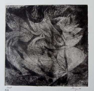 Gravures & estampes intitulée "Clair obscur en For…" par Jean-Philippe Degraeve, Œuvre d'art originale, Gravure