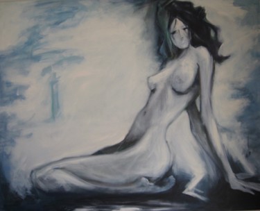 Painting titled "She Body Rules FNP62" by Richard Herr, Original Artwork, Acrylic
