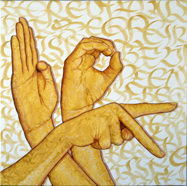 Peinture intitulée "Via lsf calli" par Béopé, Œuvre d'art originale, Acrylique