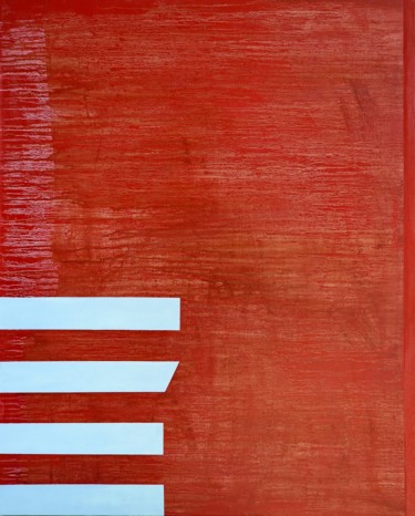 Peinture intitulée "Blood 50's **  **…" par Pascal Buffard, Œuvre d'art originale