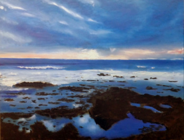 Pintura titulada "Hanga kio'e  - Rapa…" por Camilo Flores, Obra de arte original, Oleo