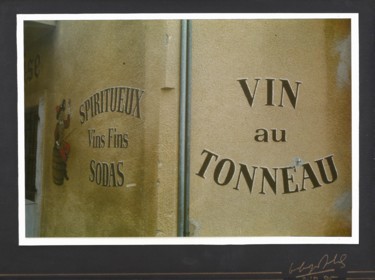 Photography titled "Enseigne" by Jean-Jacques Gastaud, Original Artwork