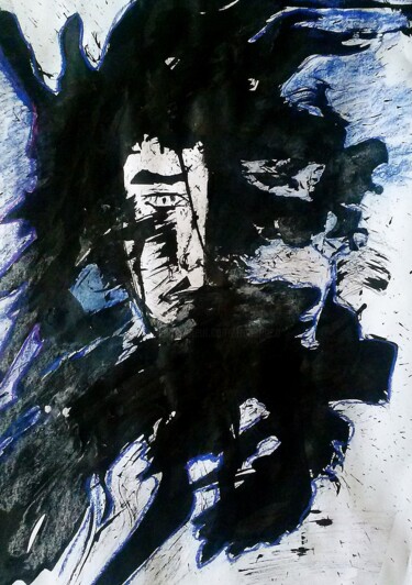 Peinture intitulée "graffiti" par Francisco Mendes, Œuvre d'art originale, Encre