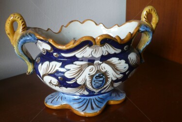 Artigianato intitolato "vaso-in-ceramida-da…" da Bruno, Opera d'arte originale