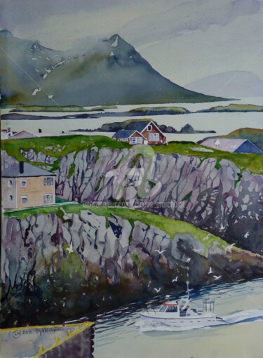 L'entrée du port de Stykkisholmur