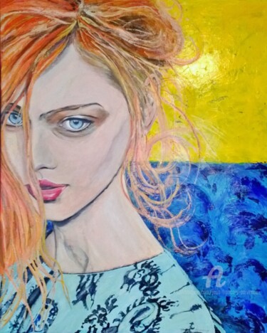 Peinture intitulée "Nastya I" par Jean François Parveaux, Œuvre d'art originale, Acrylique