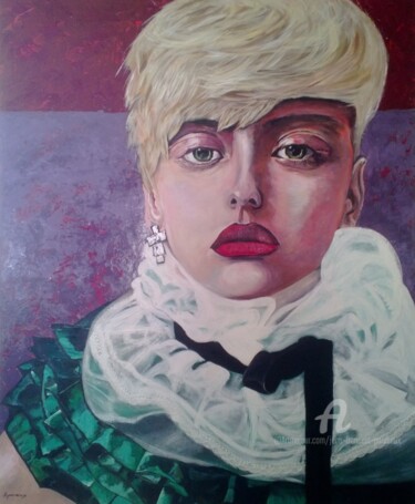 Peinture intitulée "Nastya II" par Jean François Parveaux, Œuvre d'art originale, Acrylique