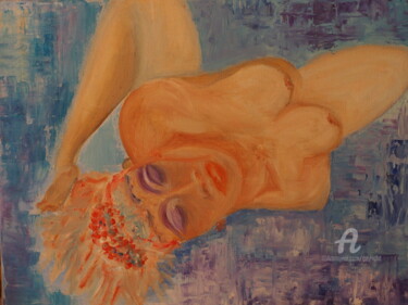 Aphrodite au diadéme.jpg Peinture intitulée "Aphrodite au diadém…" par Guyrichd, Œuvre d'art originale, Huile