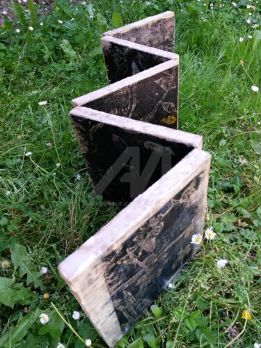 Printmaking titled "Livre 2" by Anne Maury, Original Artwork