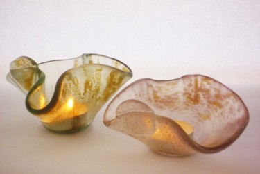 Duo Attrapes-lumière.jpg Design intitulée "Duo Attrapes-lumièr…" par Isabelle Pontani, Œuvre d'art originale, Art de la table