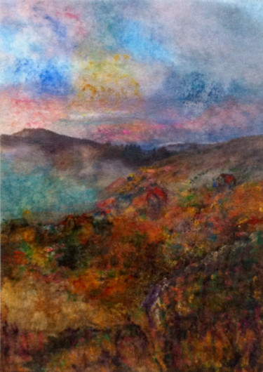 绘画 标题为“Exaltation” 由Marie Claude Lambert, 原创艺术品, 墨