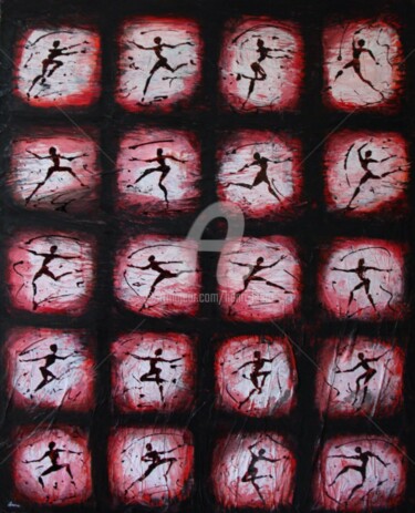 绘画 标题为“mouvements-peinture…” 由Henri Ibara, 原创艺术品, 丙烯