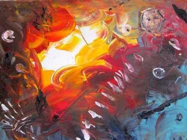 Peinture intitulée "Transfiguration" par Florence De Galzain, Œuvre d'art originale