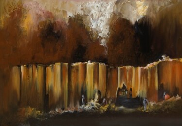 绘画 标题为“Avis de tempête” 由Thierry Garnier-Lafond, 原创艺术品, 油