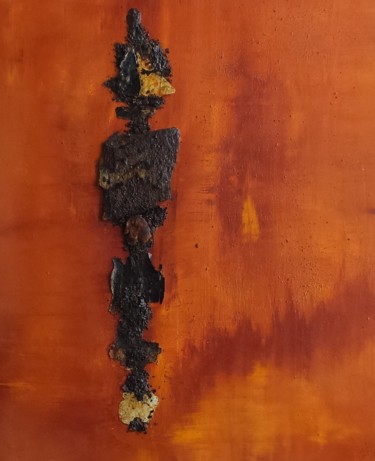 Malerei mit dem Titel "der Magier" von Elisabeth Bürstl, Original-Kunstwerk, Acryl