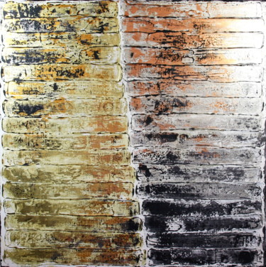 Peinture intitulée "Reptile 97" par Pey, Œuvre d'art originale, Acrylique