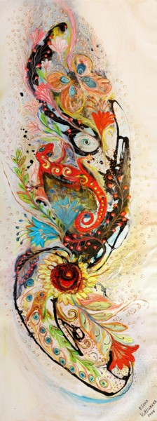 Peinture intitulée "Splash Of Life #11.…" par Elena Kotliarker, Œuvre d'art originale, Acrylique