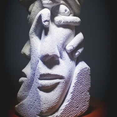Sculpture titled "variabel87" by Samart, Original Artwork, Stone