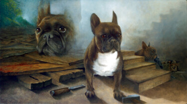 Peinture intitulée "tina.jpg" par Jean-Noël Riou, Œuvre d'art originale, Huile