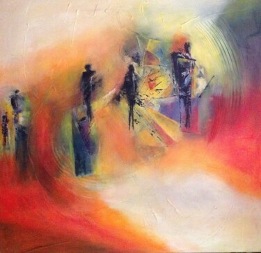 Peinture intitulée ""The graduate"" par Viviane Arsenault (Viv), Œuvre d'art originale, Acrylique